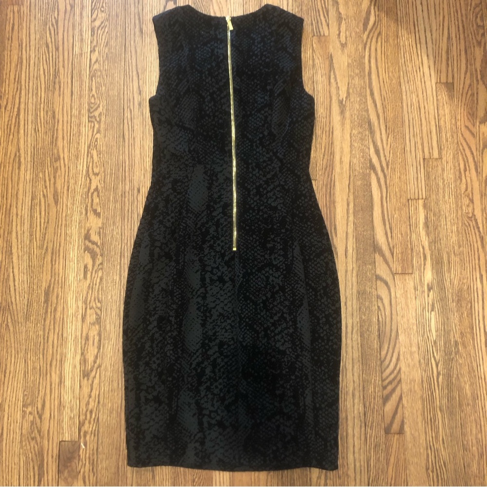 Calvin Klein Snake Skin Velvet Dress - Picture 3 of 5